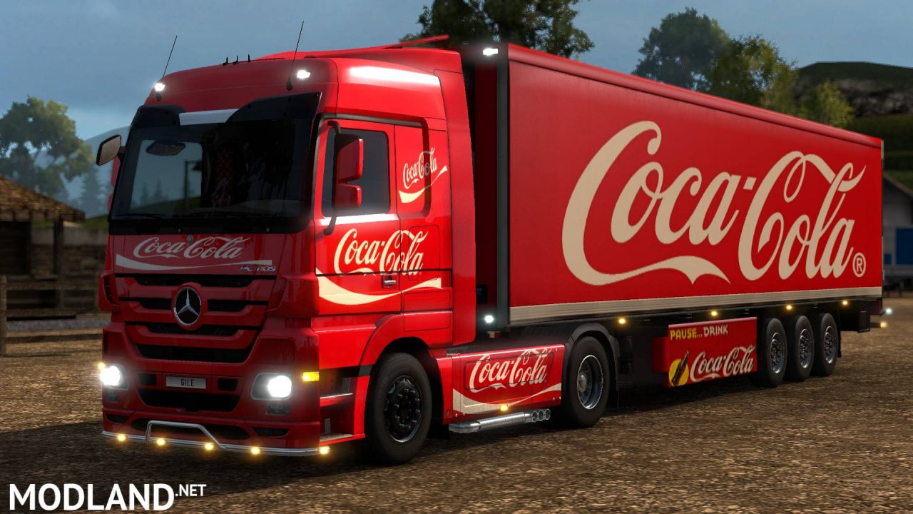 Magnum, Mercedes, Iveco Stralis Coca - Cola Combo 