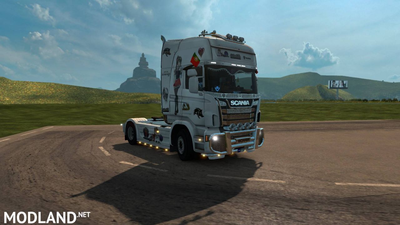 JDC SKINS SCANIA R TOPLINE BIBLE BLACK