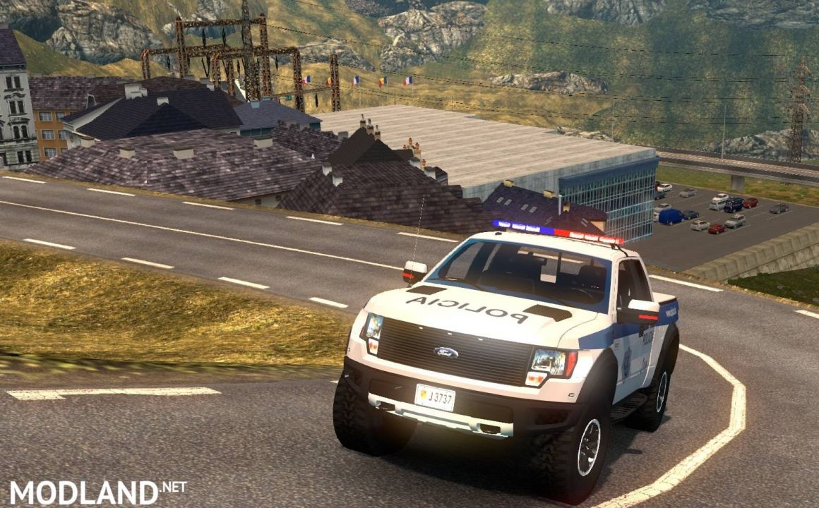 Andorra Police Skin for FORD Raptor.