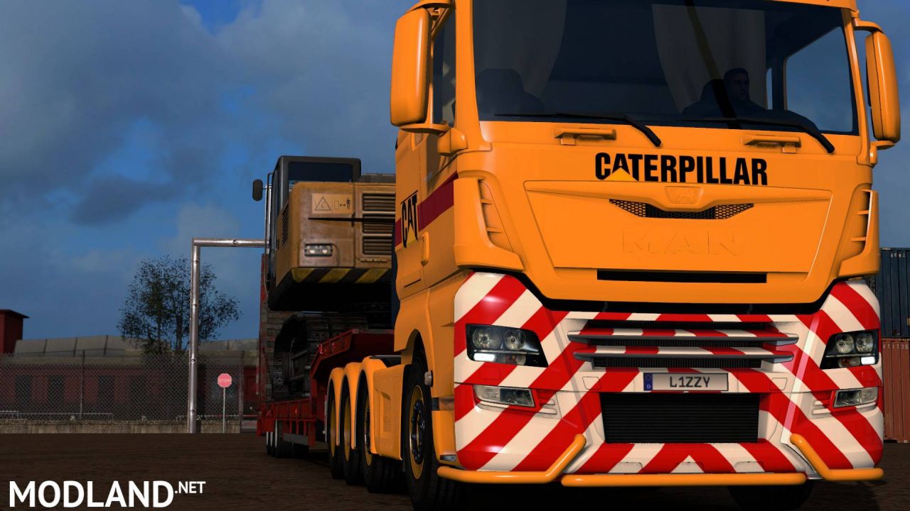 MAN TGX Euro 6 - Simple Caterpillar Skin by l1zzy