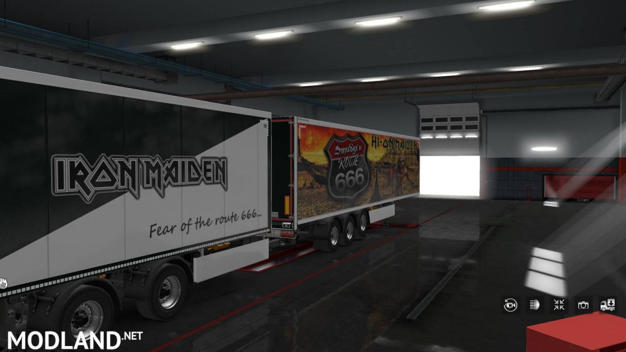 Skin for your trailer (SCS) iron maiden route 666