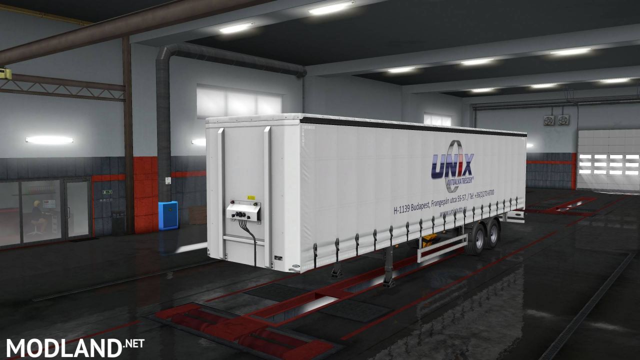 Unix Trailer skin pack for  for curtain side trailers.