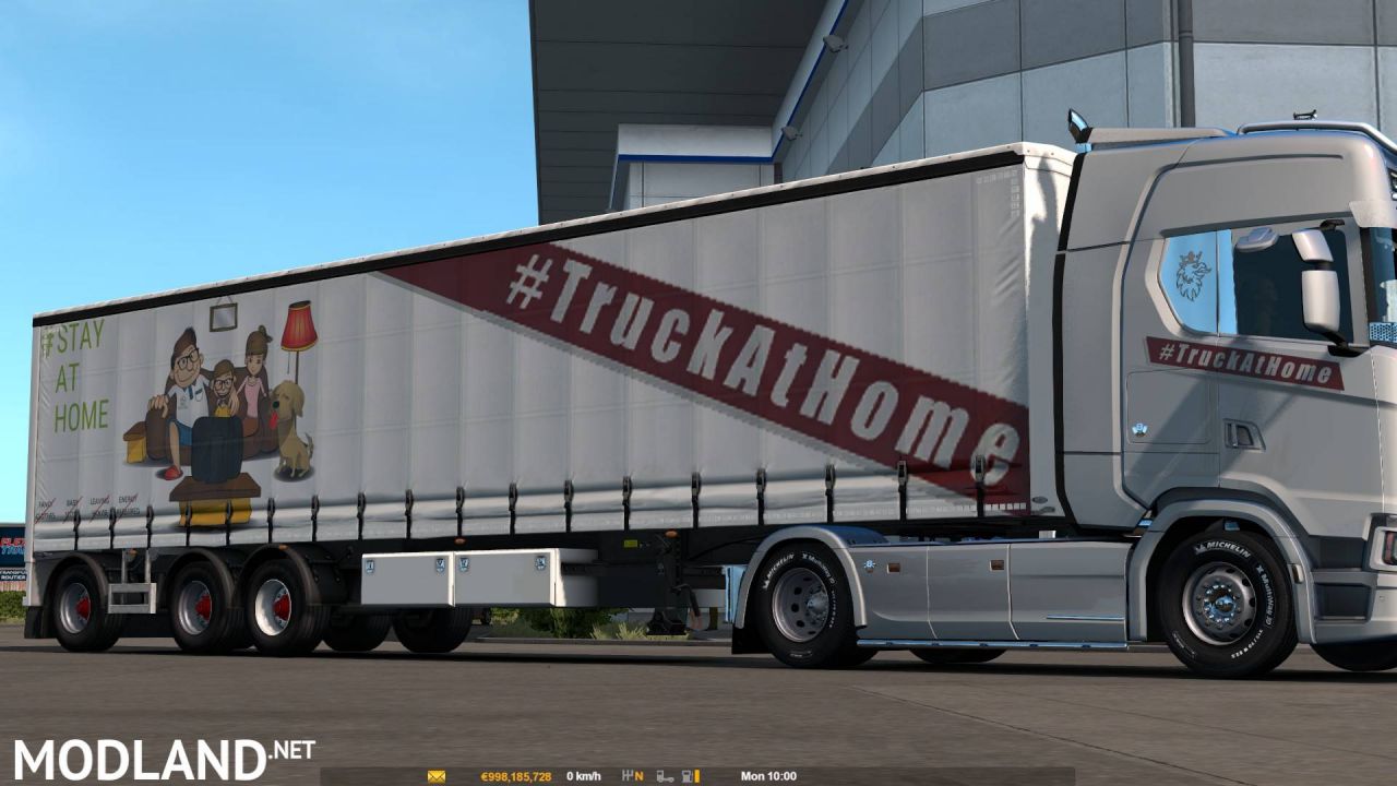 Stay At Home Trailer made for the #Truckathome event by SCS