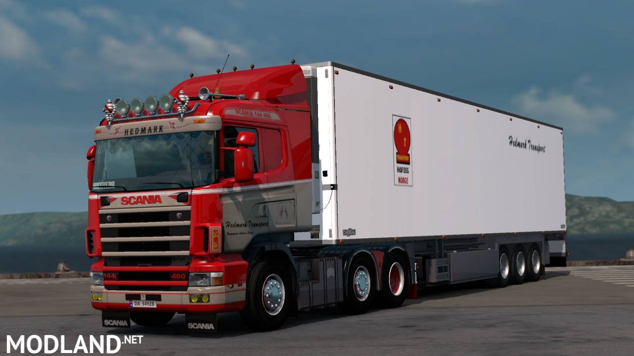 Scania RJL 4 series "topless" Hedmark Transport Skin