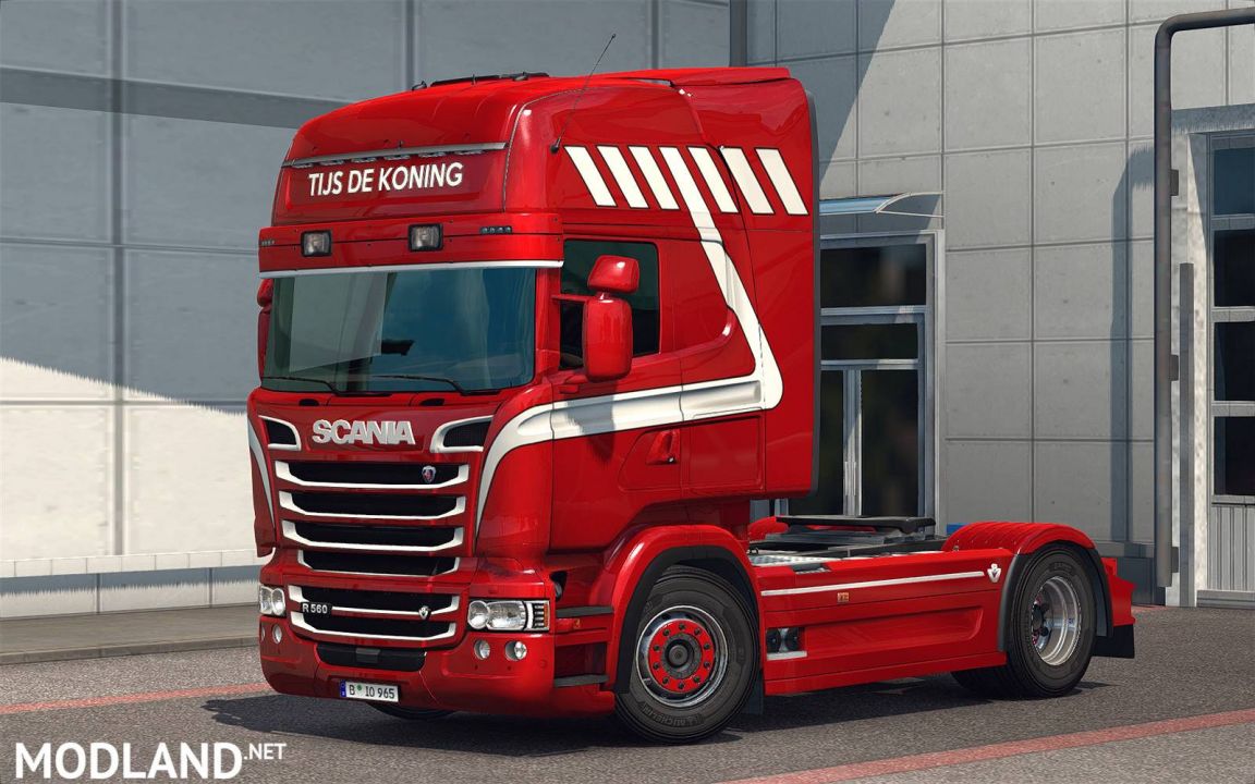 Tijs de Koning skin for RJL's Scania R&S by Aradeth