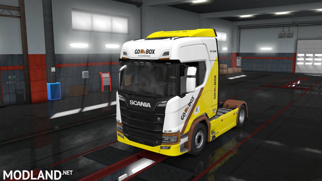 GOBOX LIVERY SKIN FOR SCANIA R 2016 1.33