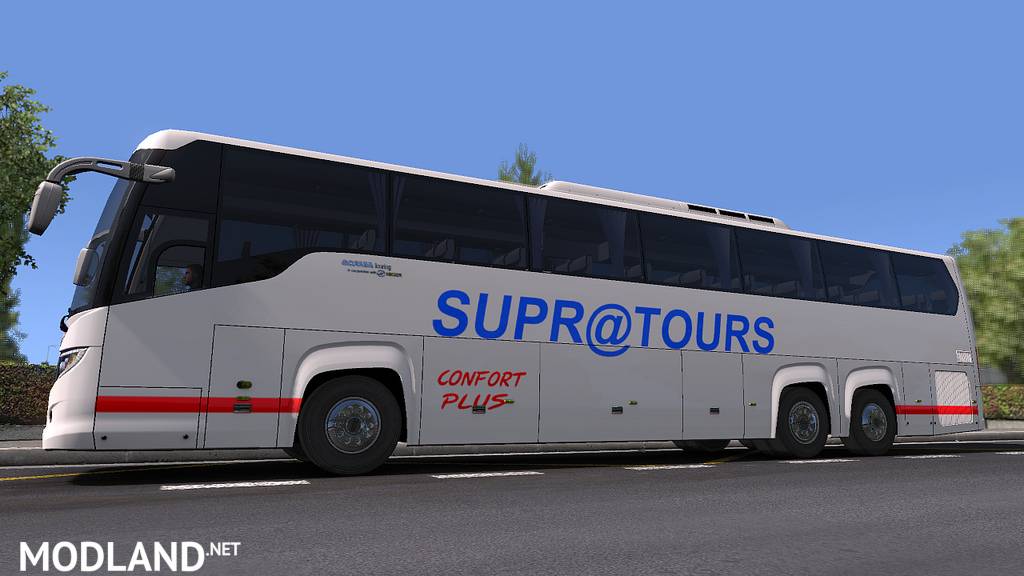 Scania Touring Bus - Skin Supurator For ETS2 1.33.x