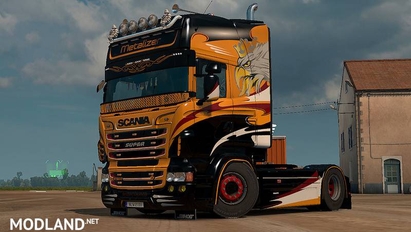 Scania R & S Metalizer skin