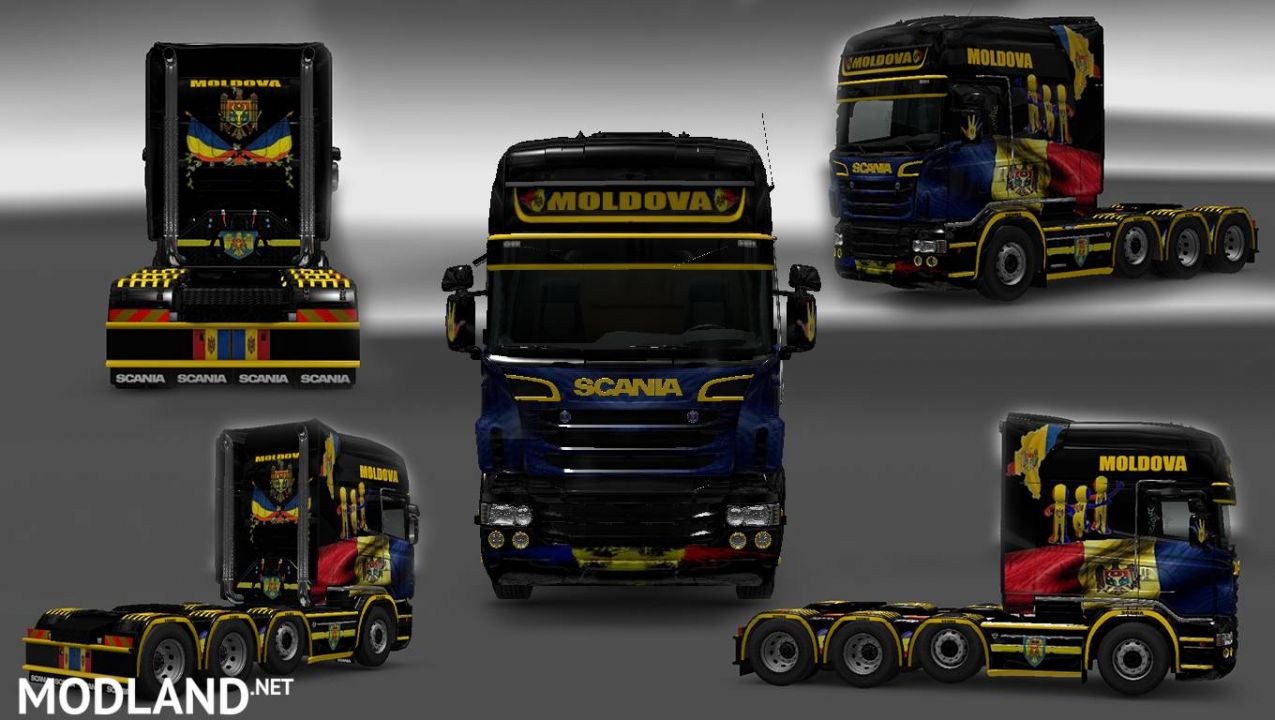 Skin Pack Flags for Scania R RJL