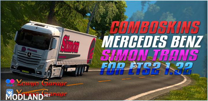 ComboSkin Simon Trans mp4 For ETS2 1.32