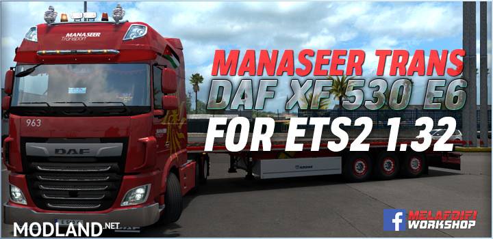 Skin Manaseer Special Transport For ETS2 1.32
