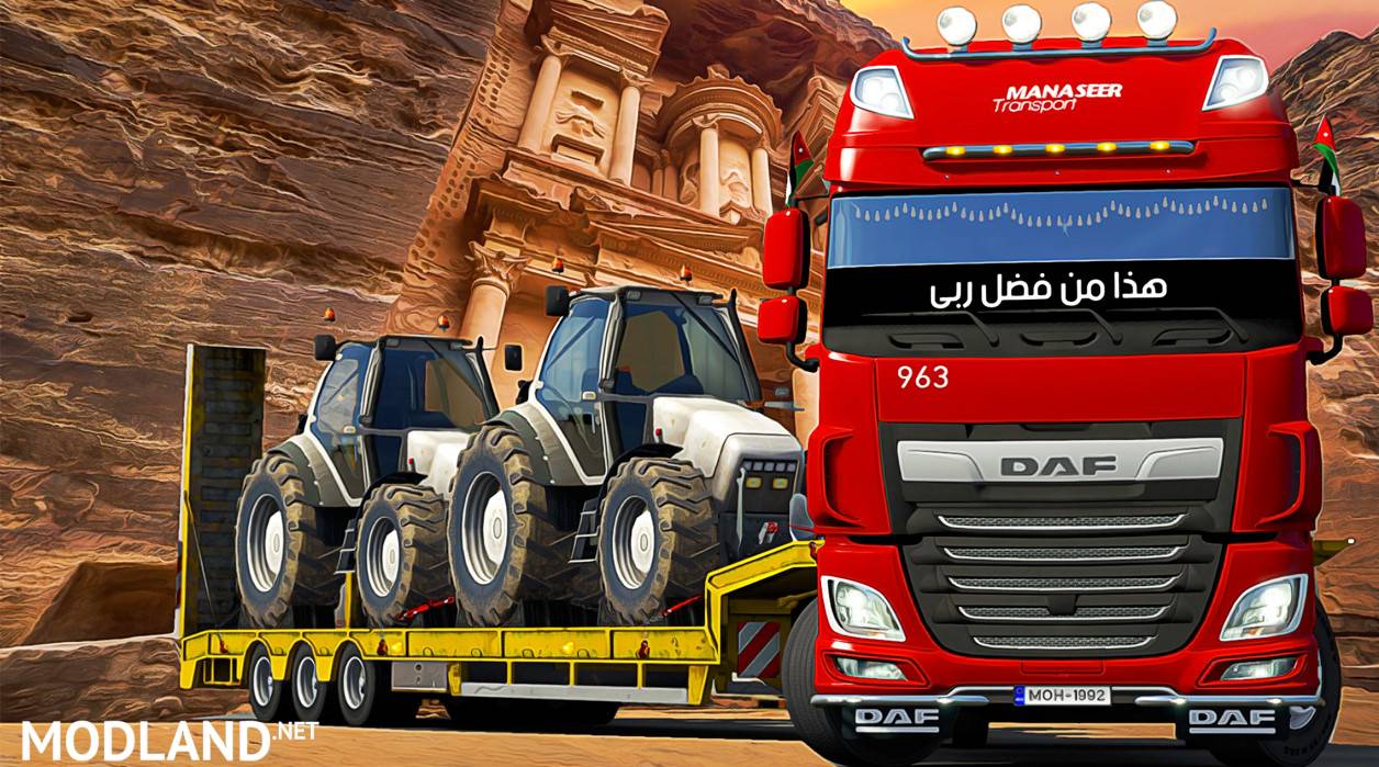 [1.36] MohSkinner - DAF XF 510 - Company Transport Manaseer