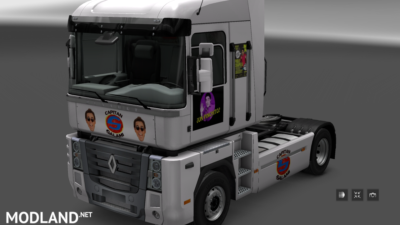 Renault Magnum + Trailer Capitan Salami