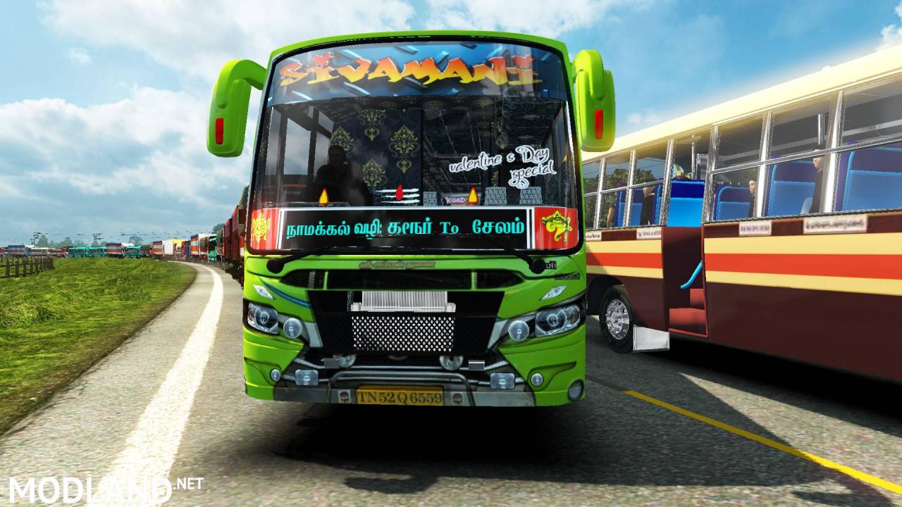 Tamilnadu Private Bus Skin ETS2 Game