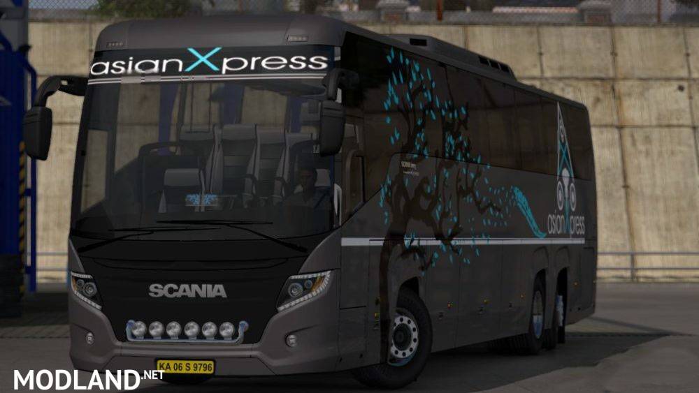 Asian Xpress Skin for Scania Touring M_HUSNI