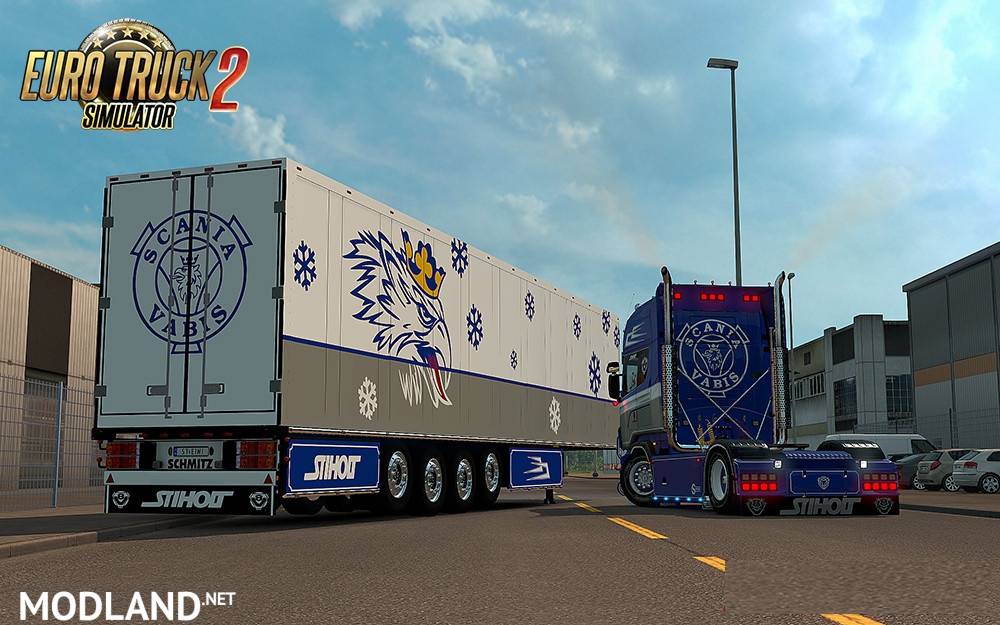Scania RS (RJL) Blue Custom Skin Combo Pack + Accessory