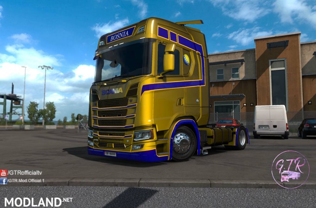 Skin Bosnia v1.1 for Scania S Next Gen