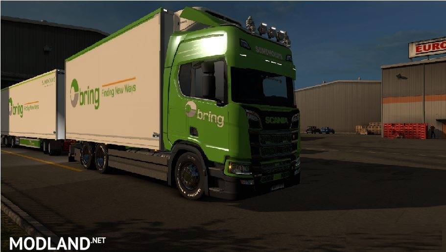 Bring NTM Scania Next Gen S & R 2016 + Trailer