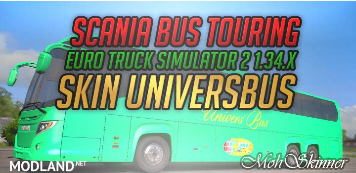 Bus Touring Skin â€“ UniversBus - ETS2 1.34.x