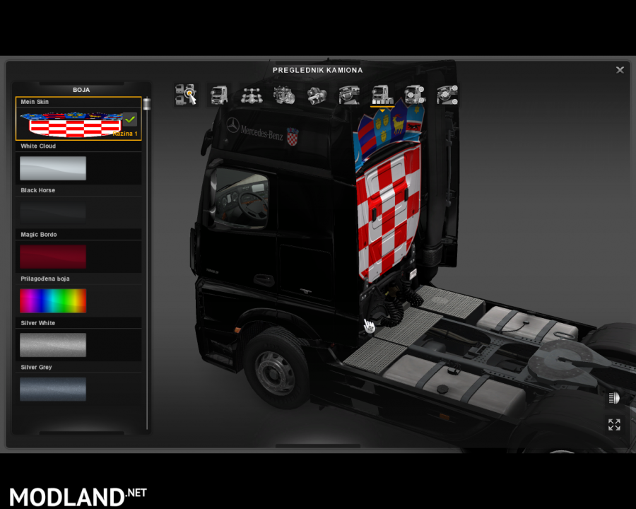 Croatian Truck Skin MP4