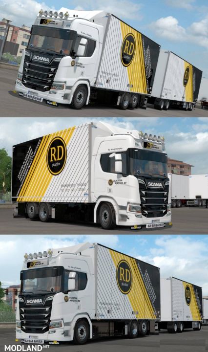Scania R Next Generation Dijkstra Plastics BV Skin Pack
