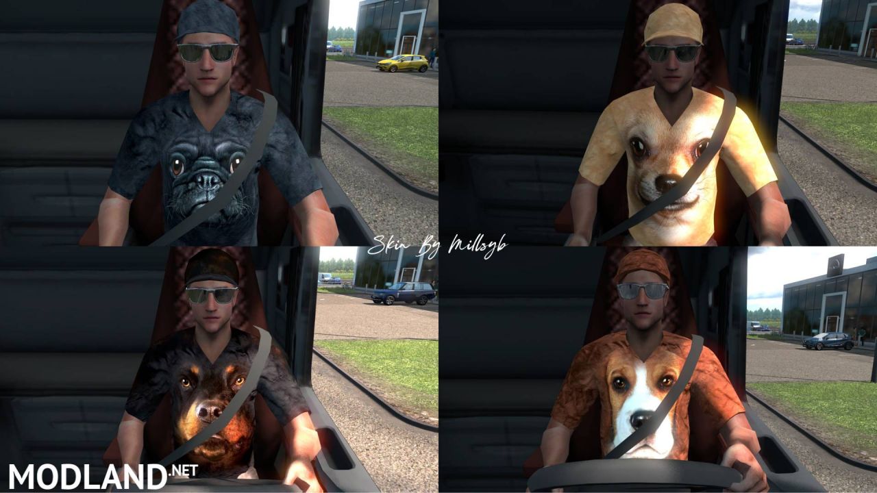 Dog T Shirt Skin Pack 1 For Driver