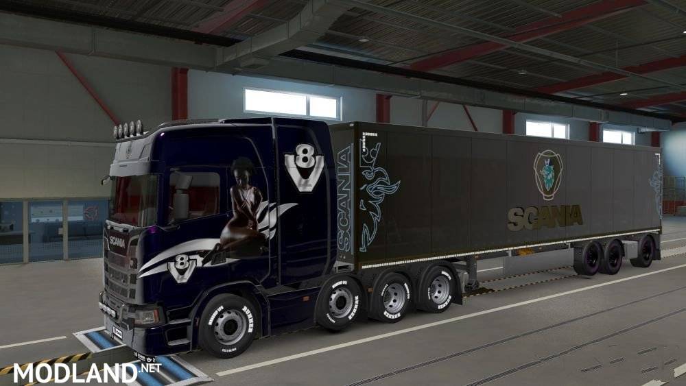 Extremely High Quality Combo Scania S + Trailers