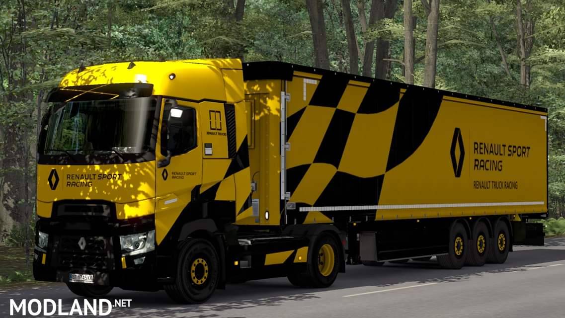 Renault Sport Racing | Truck Skin + Trailer Skin