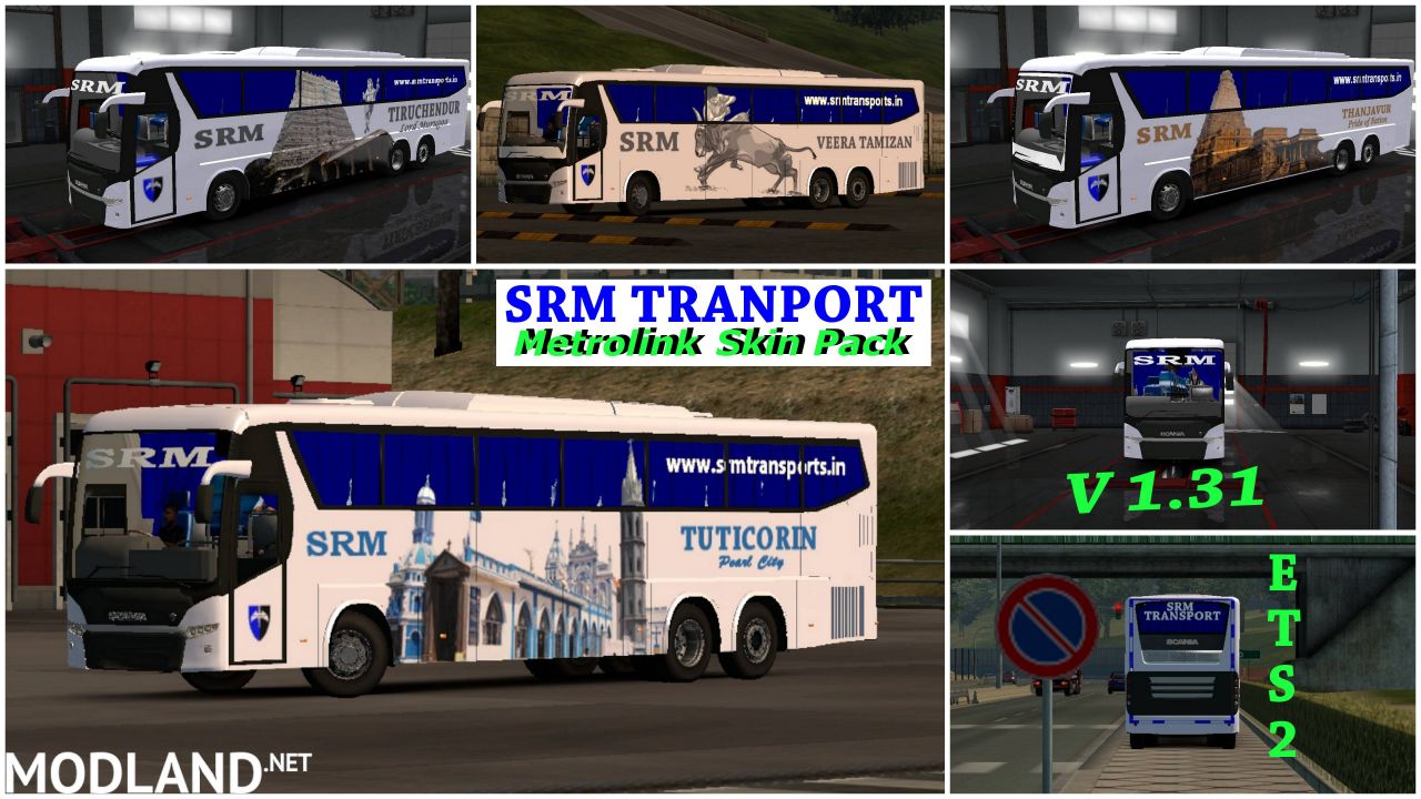 SRM Transport Skin Pack Scania Metrolink [V1.28 & V1.31]