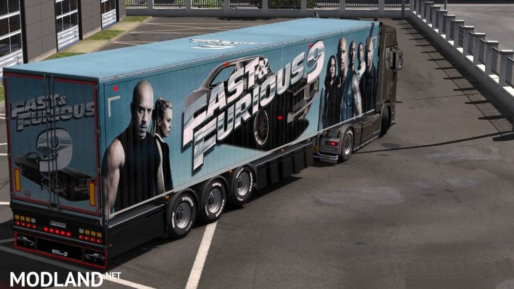 FAST AND FURIOUS 9 TRAILER SKIN