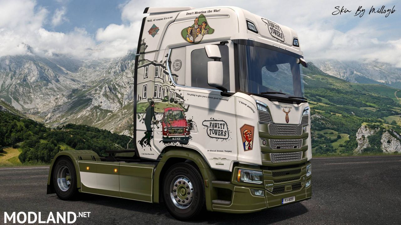 Fawlty Towers NG Scania Skin 1 
