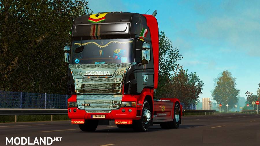 Skin Ferrari for Scania R
