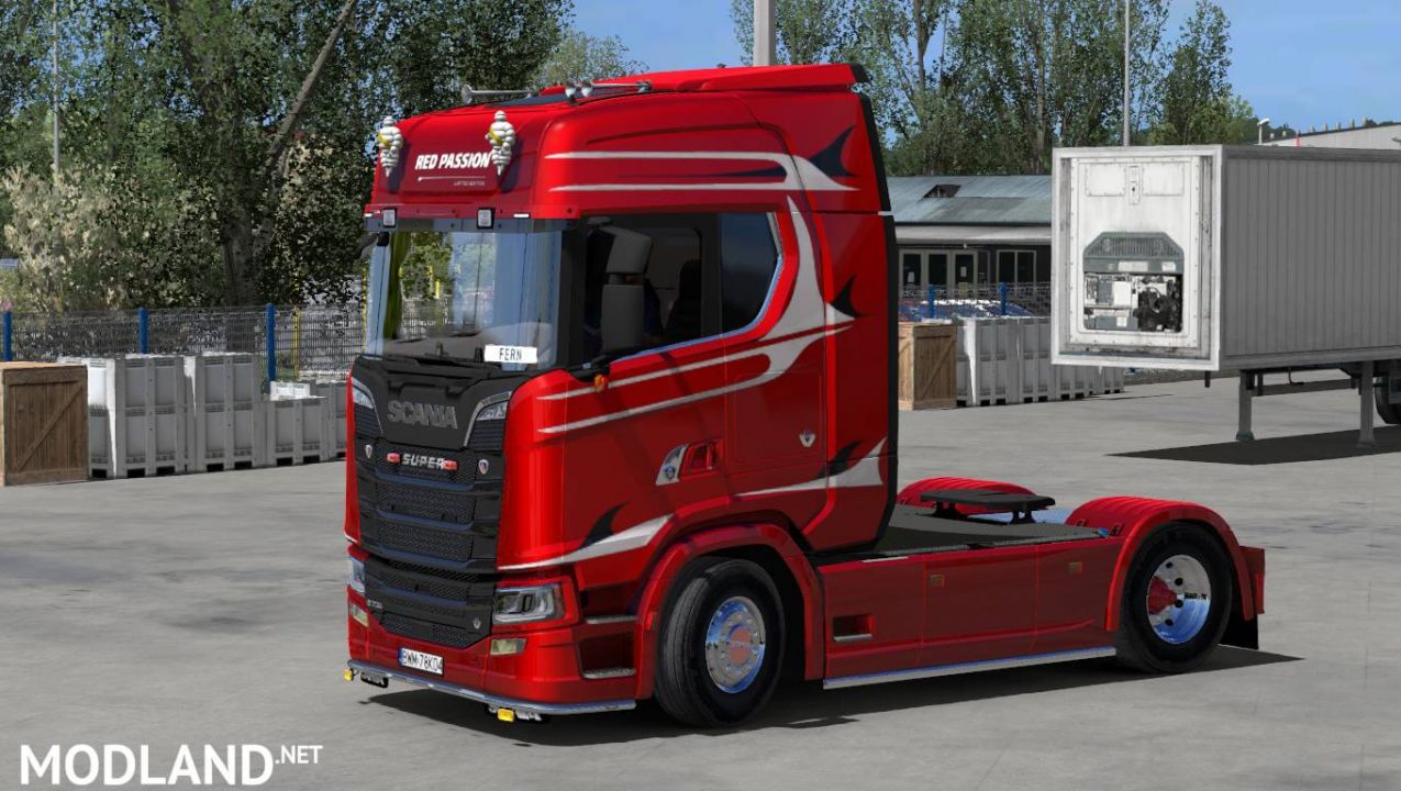Scania S RED-PASSION  skin