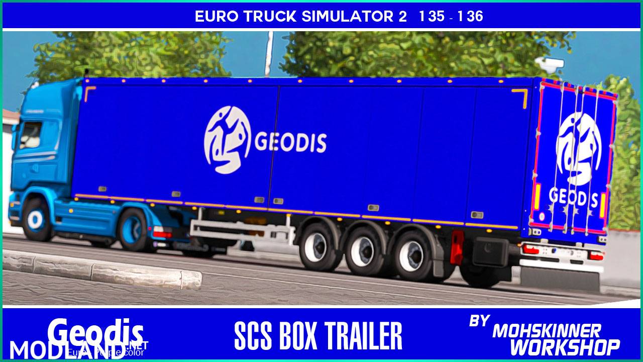 [1.36] MohSkinner Wp - Scs Trailer - Geodis Euro