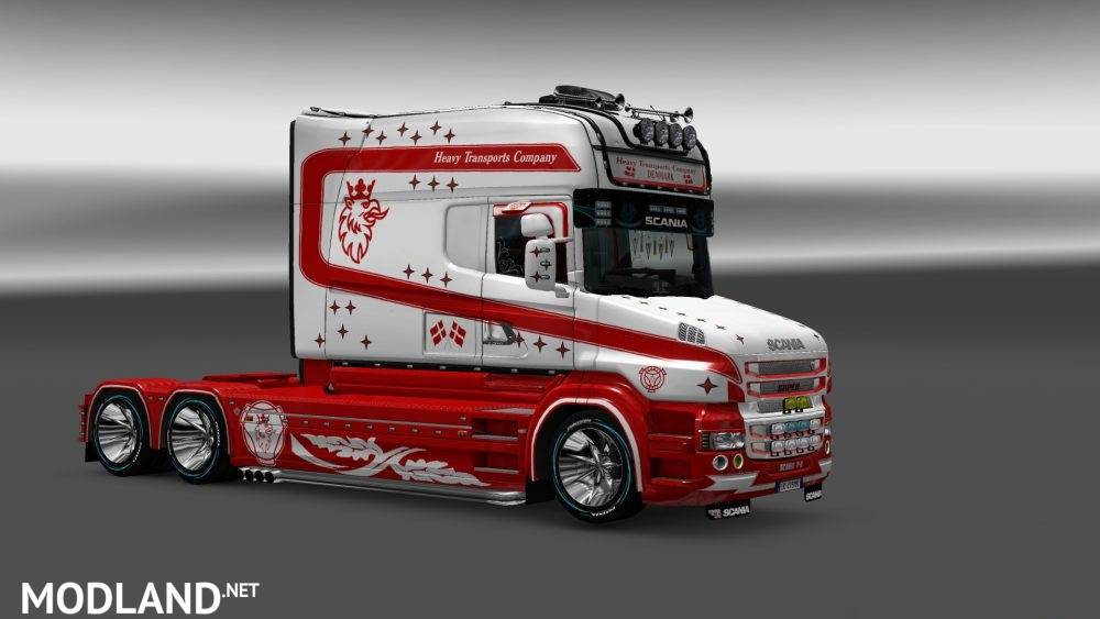 Skin Heavy Transportic Company for Scania T Longline