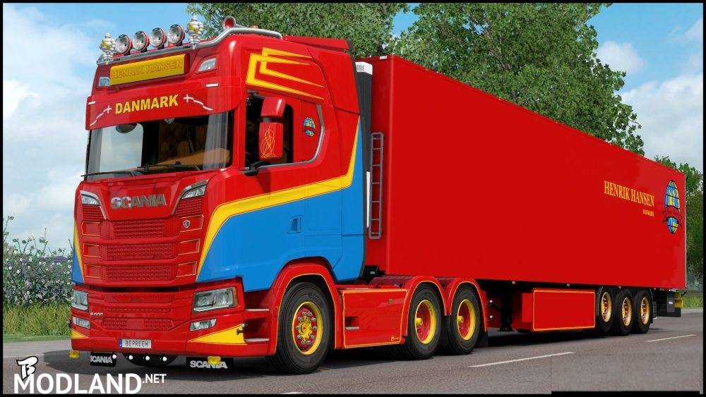 Scania S Next Generation Henrik Hansen Skin Pack