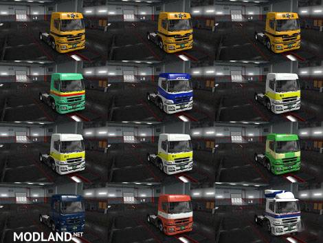 Mitsubishi Fuso SuperGreat V Japan Skin Packs