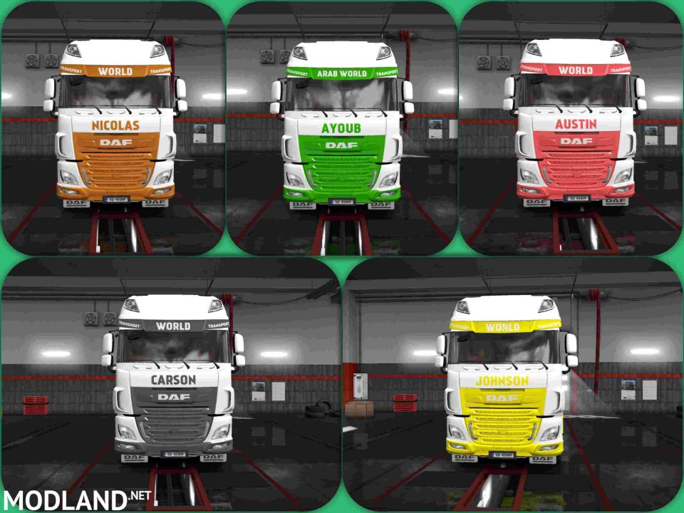 Pack My Name 0.2.0 Skin For ETS2 1.31 + DLC DAF