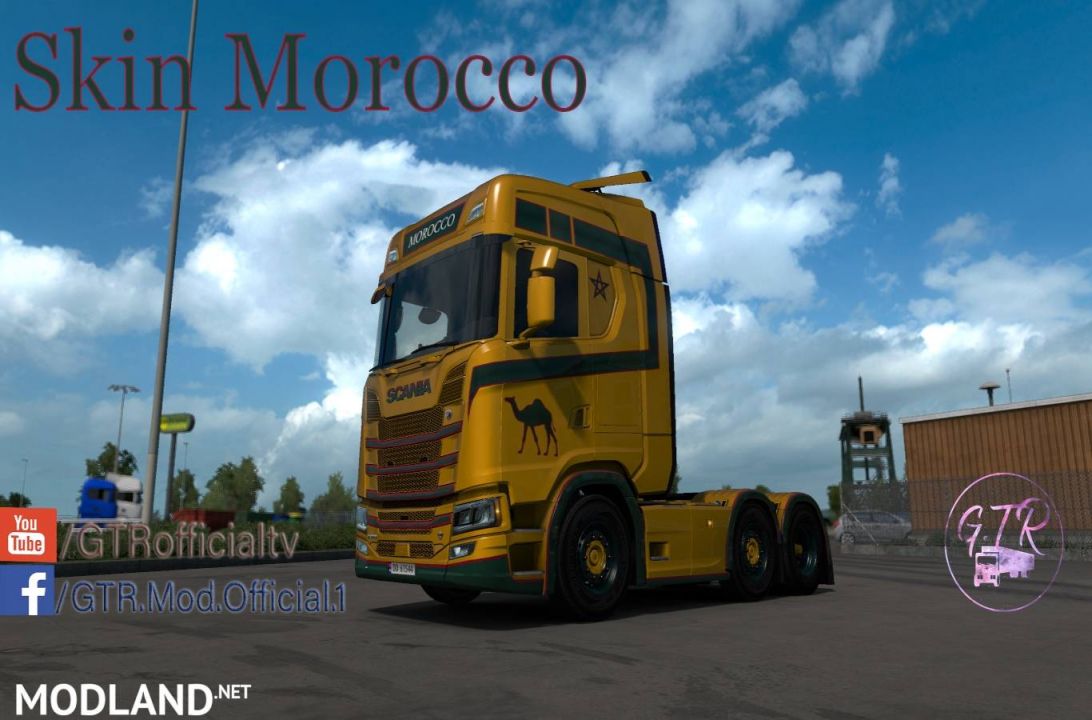 Skin Morocco for Scania S Next Gen