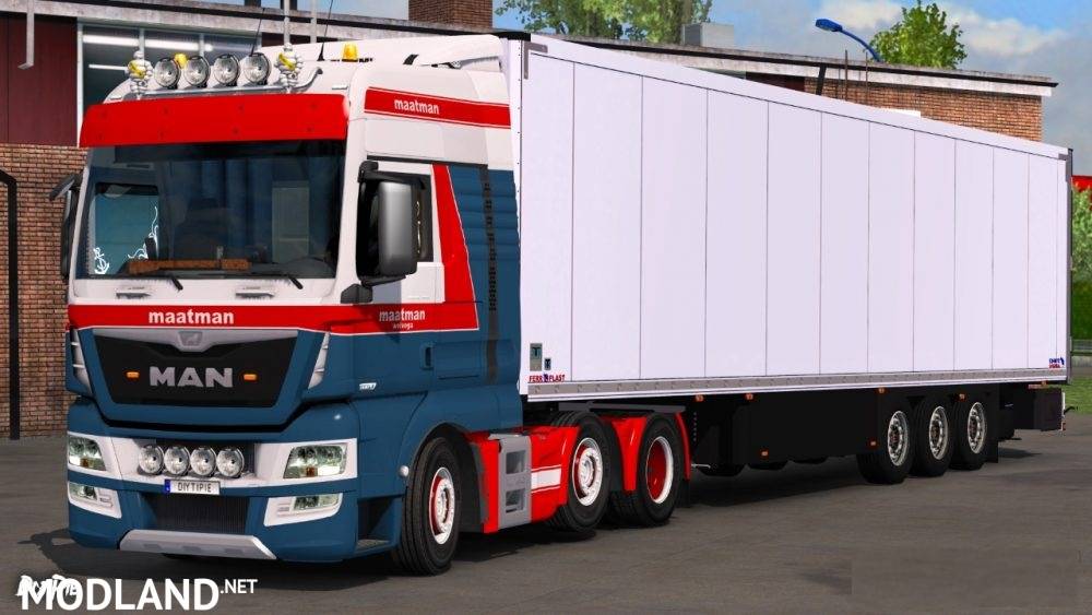 MAN TGX Euro 6 by MADster Maatman Skin