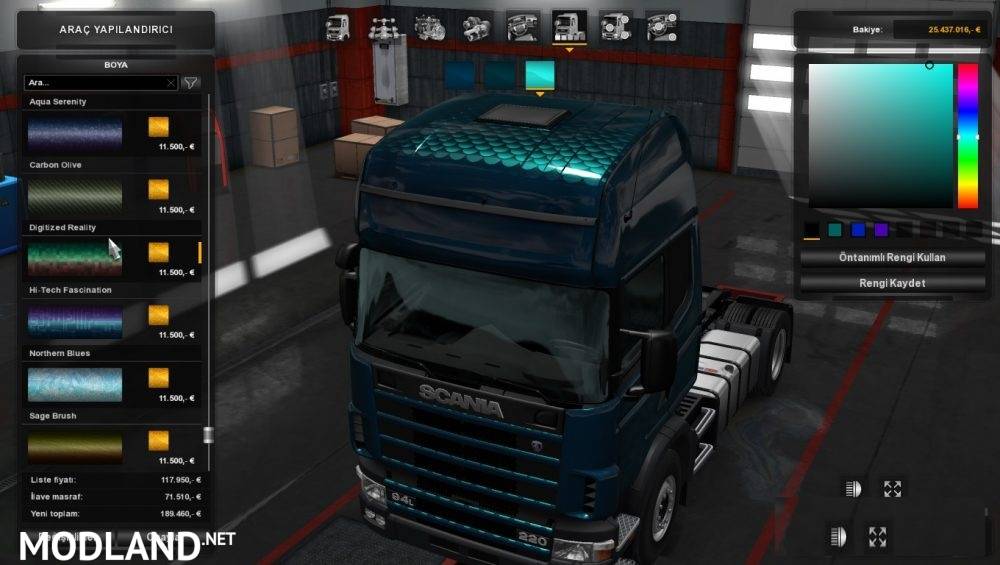 RJL Trucks for Metallic Paint job DLC