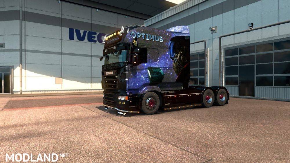 Optimus Prime Paintjob for RJL’s Scania R Longline