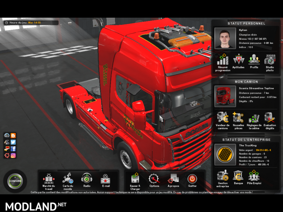 Scania Streamline TiboInshape Skin for 1.31.x