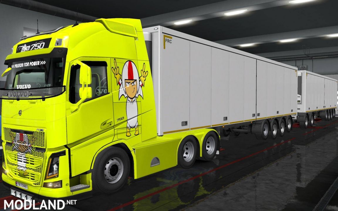 SKIN VOLVO FH16 2012 BY PENDRAGON KICK BUTTOWSKI 1.36