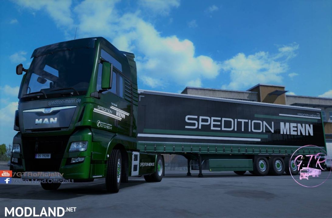 Skin Pack Spedition Menn for MAN TGX Euro 6