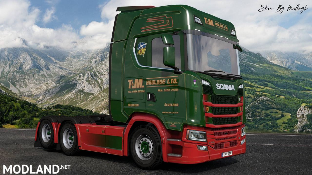 T&M Haulage Scania NG Skin 1