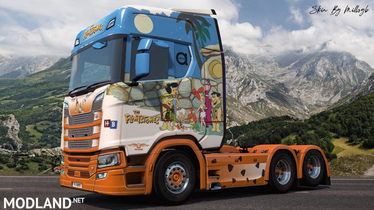 The Flintstones NG Scania Skin 1