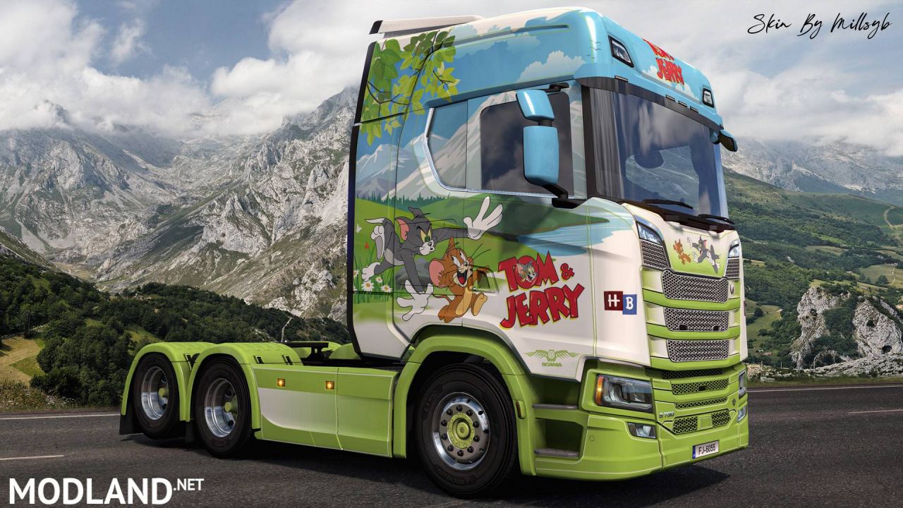 Tom & Jerry NG Scania Skin 1