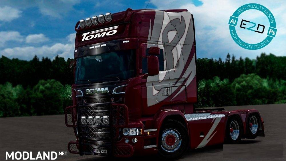 Scania RJL Tomo Transport Skin