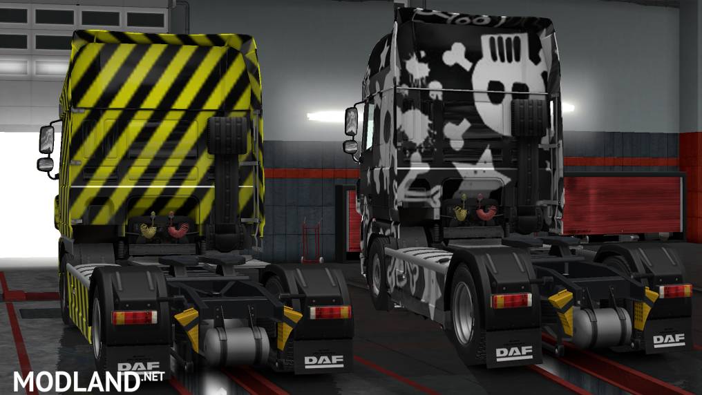 DAF XF 105 Pattern Paint jobs pack